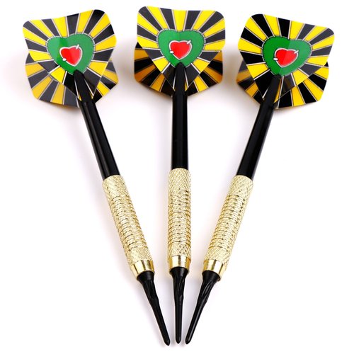 MaxMau Soft Tip Darts for Electronic Dartboard Plastic Point Dart with Standard Dart Flights 18 Darts