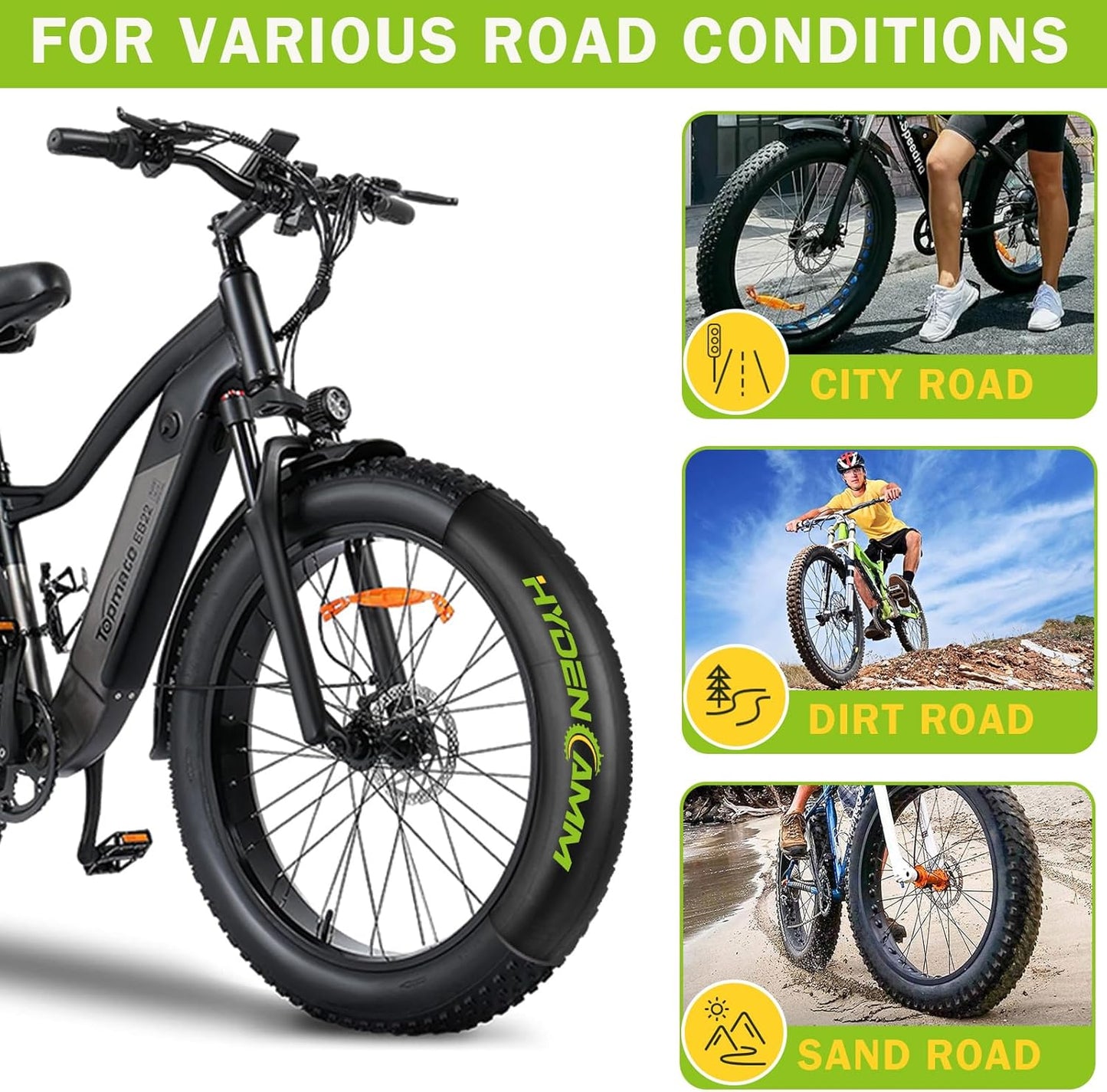 2/4 Pack 20"/26" x4.0 Fat Tire Tube, 20"/26" x3.5/4.0 E-Bike Bicycle Fat Tire Tubes AV 32mm Schrader Valve with 2 Tire Levers, 20"/26" x4 Bike Tube for 20/26 Inch Ebike Electric Bicycle Road Mountain