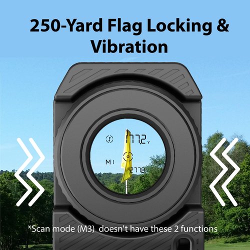 Gogogo Sport Vpro Golf Rangefinder with Slope 1200 Yards Laser Range Finder for Hunting with Flag-Lock, Vibration