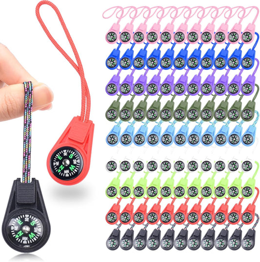 25 Pack Compass for Kids Bulk,Childrens Mini Compasses for Classroom,Boy Scout Compass Party Favor Pocket,Hiking and Survival