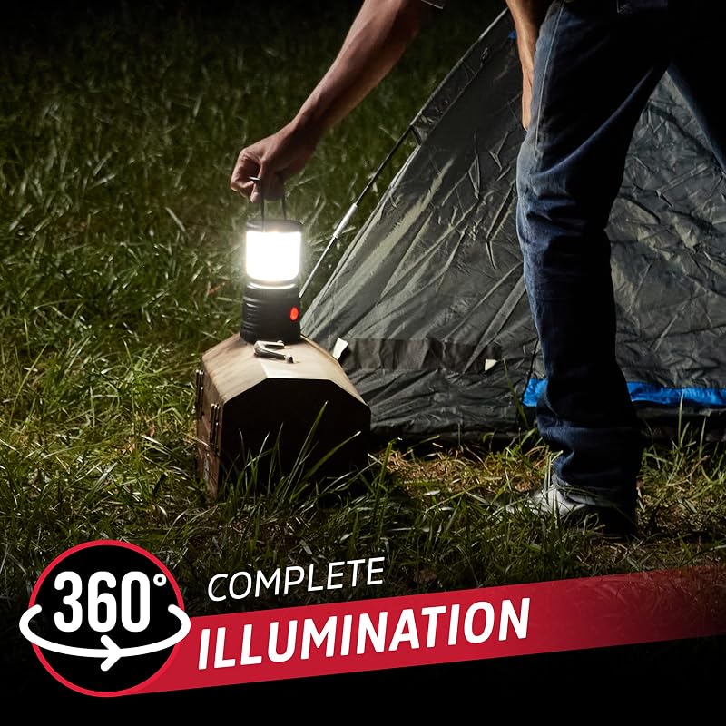 Energizer LED Lantern X1500 — 2-Pack, IPX4 Water Resistant, 1500 Lumen Camping Lights