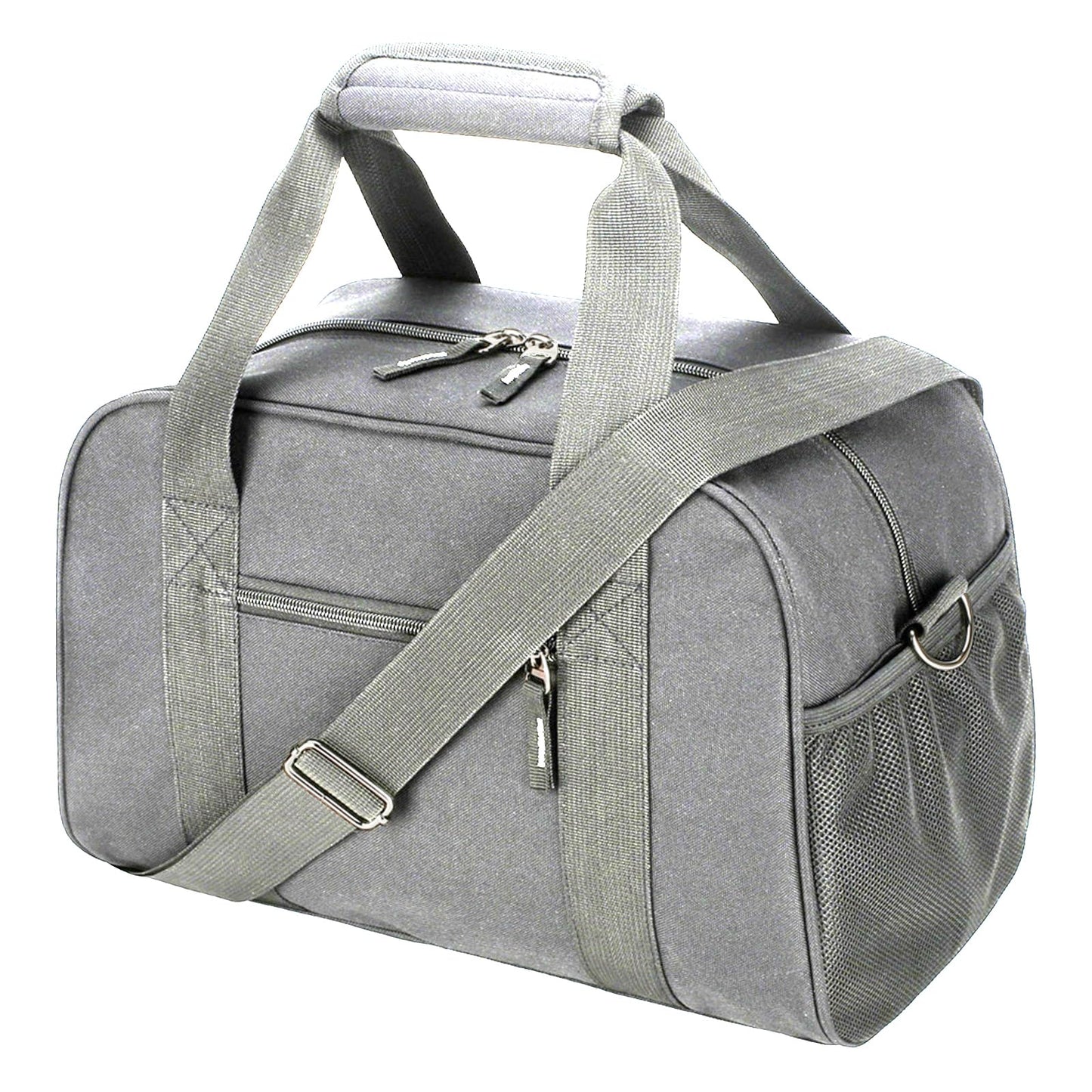SeaRock 14 inch Small Gym Bag for Men & Women, Mini Duffle Bag for Travel Sports, Lightweight Carry On Duffel Bag, Gray