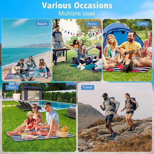 CCILAND Microfiber Thin Lightweight Beach Towel, Oversized Beach Towels for Adult, 71"X32" Microfiber Sand Cloud Beach Towels Quick Dry Towel for Beach Swimming Pool Camping (Watermelon)