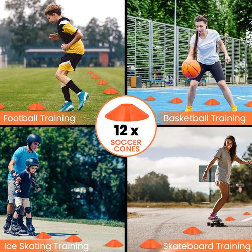 Agility Ladder, Speed Ladder, Agility Ladder Speed Training Equipment, Football Ladder, Footwork Ladder, Training Ladder For Footwork, Foldable Quick Assembly & Non - Tangling & Storage Bag (8 Rung)