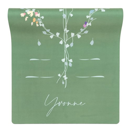Yvonne Hummingbird Sanctuary Travel Yoga Mat - Ultra Thin 1/16??(1.5mm), Lightweight, Foldable & Non-Slip for Travel & Home, Free Carrying Strap