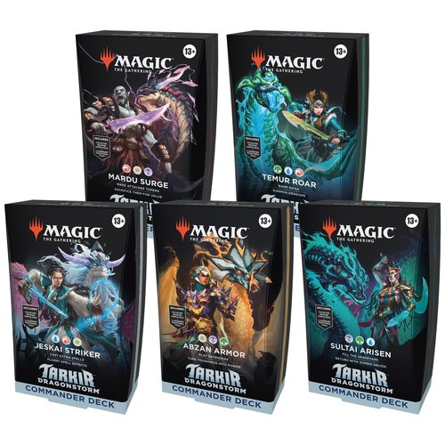Magic The Gathering Dragonstorm - Commander Deck Bundle - Includes All 5 Decks