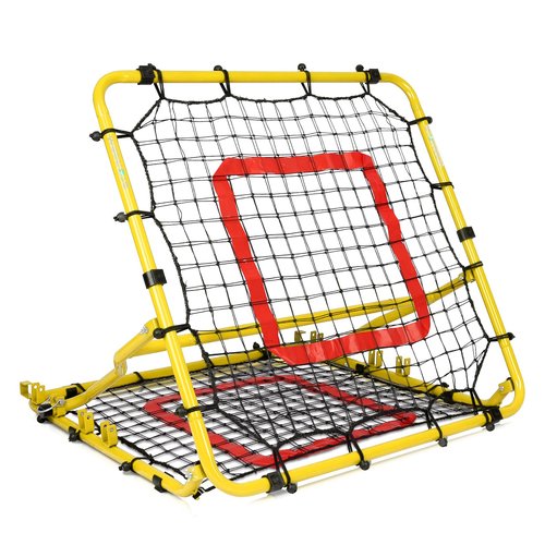 Storgem Baseball Softball Rebounder Net, Pitch Back Rebound Net,Soccer Rebound Net, Fielding Rebounder,Double Sided Adjustable Multi-Sports Pitching Rebound Net for Throwing Practice
