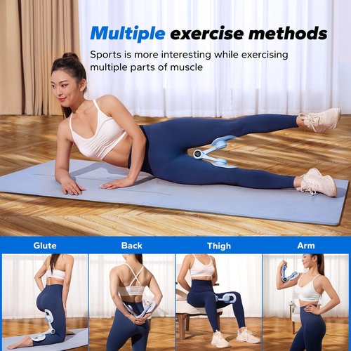MERACH Thigh Master, Pelvic Floor Exercise Devices with Display Counter, Inner Thigh Exerciser for Women, Home Fitness Equipment for Hip/Leg/Butt (Blue)