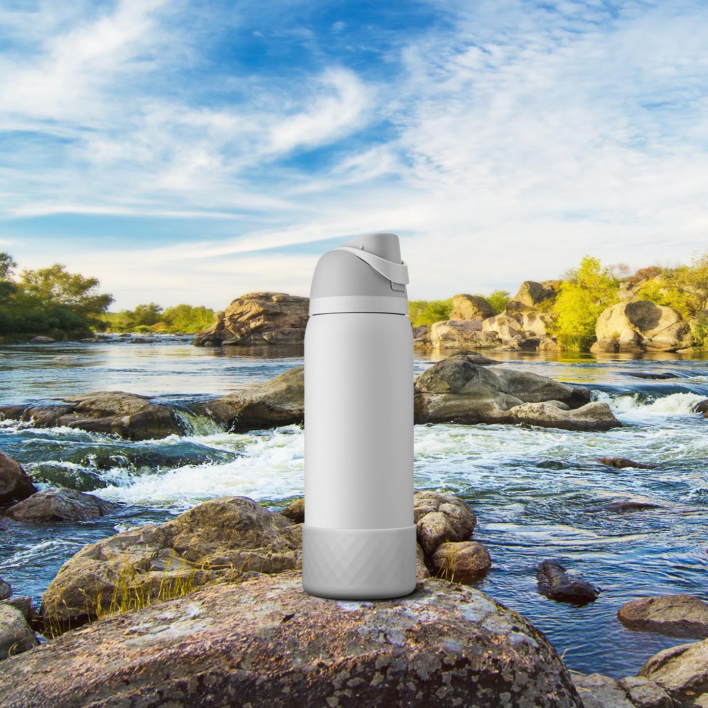 Beonsky Silicone Boot for Owala Water Bottle 40 oz, Anti-Slip Protective Sleeve for FreeSip/Twist/Flip Stainless Steel Water Bottles Accessories