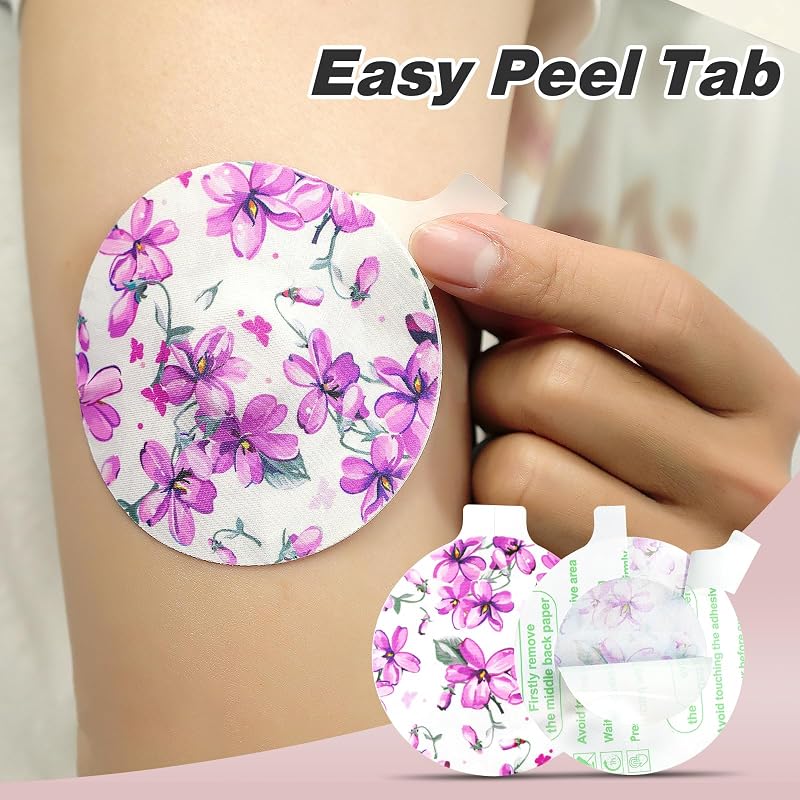 Floral Fantasy 30-Pack Waterproof Libre 2 Sensor Covers