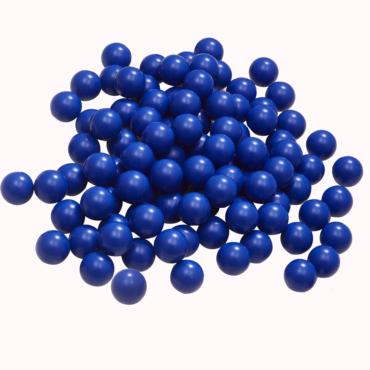 Lambid 100 X 68 Cal. Nylon Balls Projectiles 68 Caliber Solid Plastic Ammo Fit for Byrna SD, Salt Supply S2 and T4E HDR Less Lethal Balls for Target Practice and Home Defense (Blue)