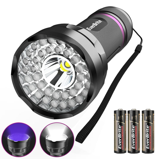 EverBrite LED Flashlight, 300 Lumens Flashlight with UV and White Light
