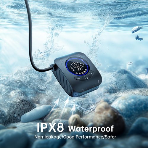 IGRL Portable Shower - 8000mAh Rechargeable Camping Shower Pump with Bath Sponge, 4 Spray Modes, IPX8 Waterproof, Ideal for Outdoor Camping, Travel, Car Washing, Pet Bathing, and Watering Plants