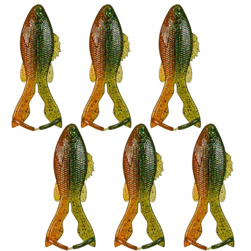6th Sense - BuzzGill Topwater Soft Plastic – Weedless Bluegill Profile – Surface Blower with Flanged Kick Legs – Explosive Topwater Action (Baby Bluegill)