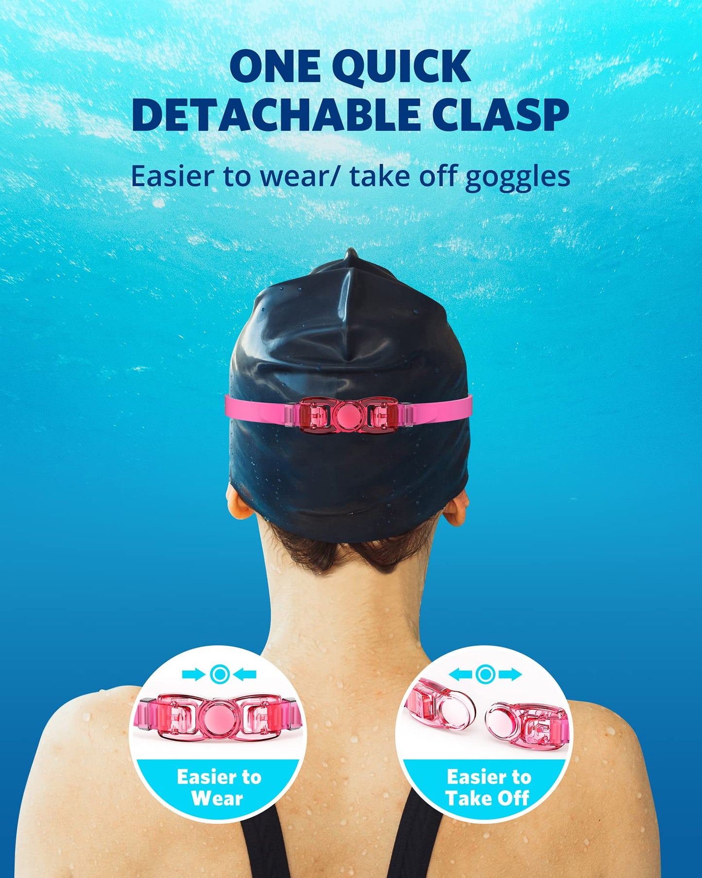 Aegend Swim Goggles, Swimming Goggles No Leaking Full Protect Adult Youth