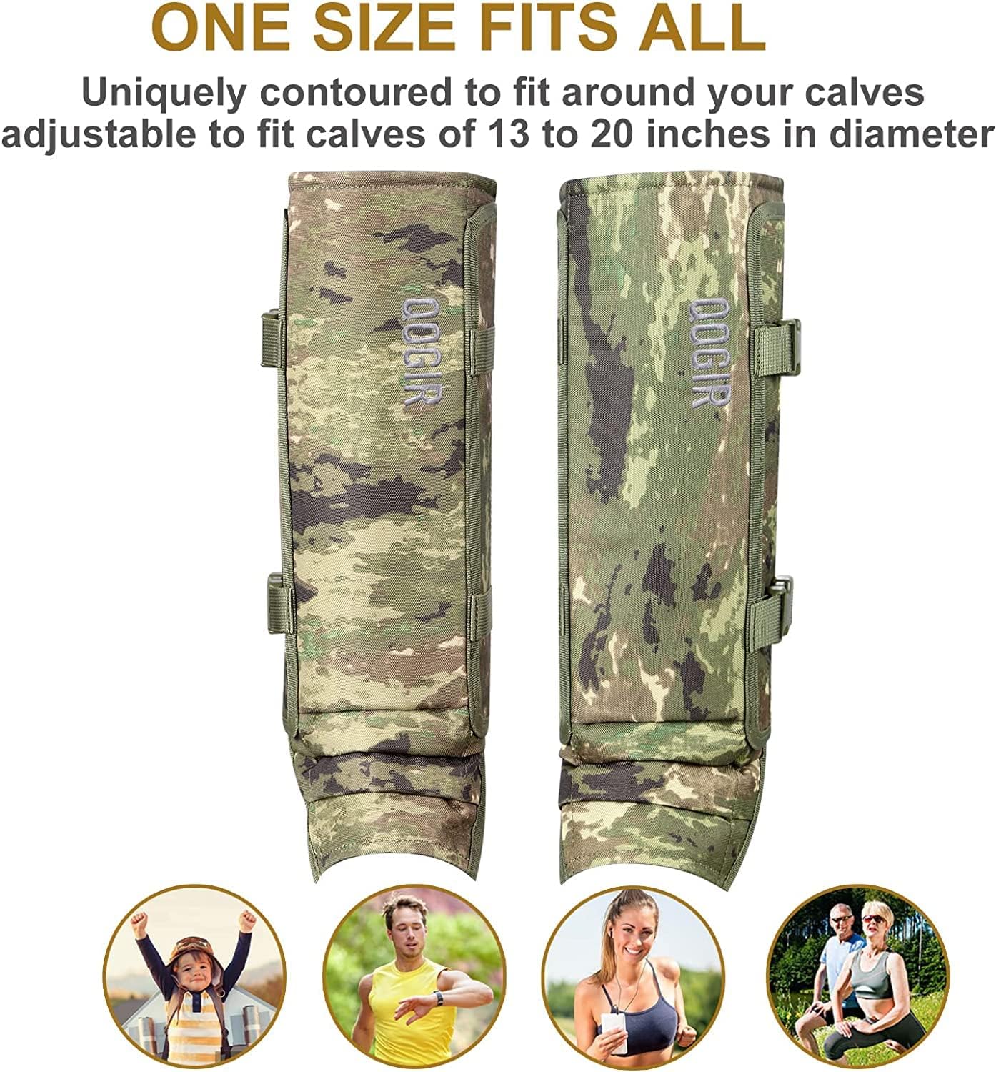 IceBlade Snake Gaiters, Waterproof Snake Bite Protection for Lower Legs, Adjustable Snake Guards, Durable Snake Proof Legging