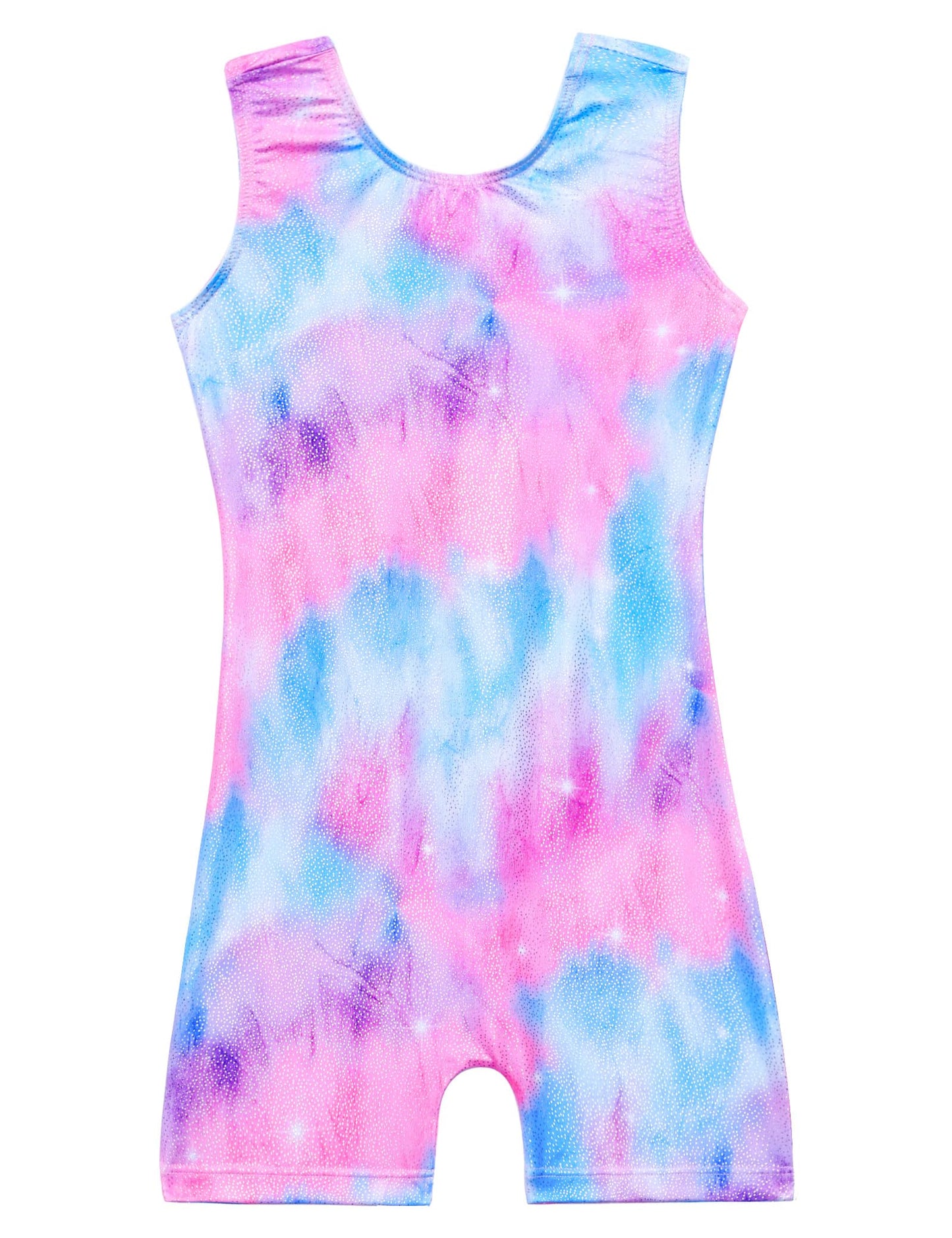 Domusgo Girls Leotards Size 5-6 Years Old Sparkle Multicolor Starry One Piece Durable Athletic Activewear