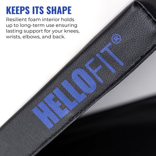 Hello Fit 2 Pack Tri-Fold Folding Exercise Mat - 72" x 24" x 1.5" Thick Gymnastics Mat With Carrying Handles - Foldable Yoga Mat for Gym, Studio, Home Workout, MMA, Stretching, Tumbling