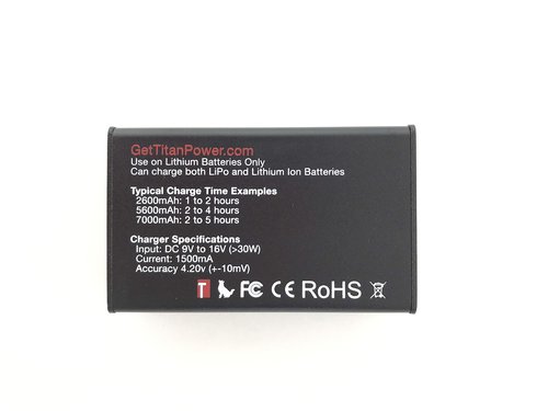 Titan Digital Charger Lithium Ion Airsoft