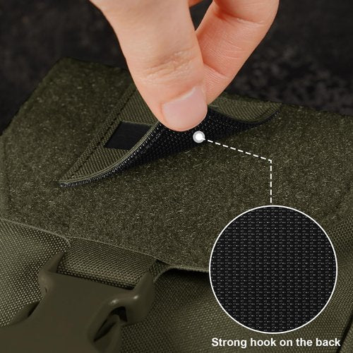 PETAC GEAR Medical Cross Patch 2" x 2", Medical Tactical Fastener Patch Hook-Fastener Backing (2 Pcs, RG)