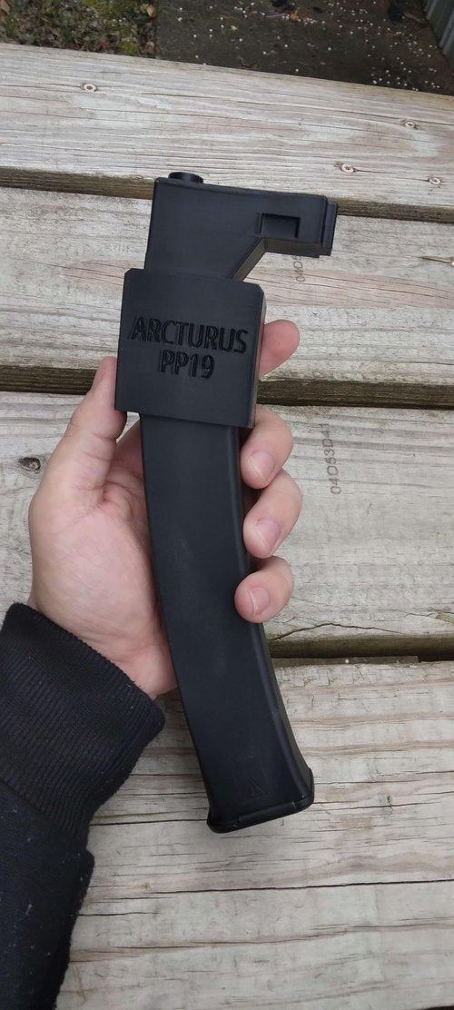 Cedar3D Airsoft Arcturus PP19 AEG Odin Speedloader Adapter