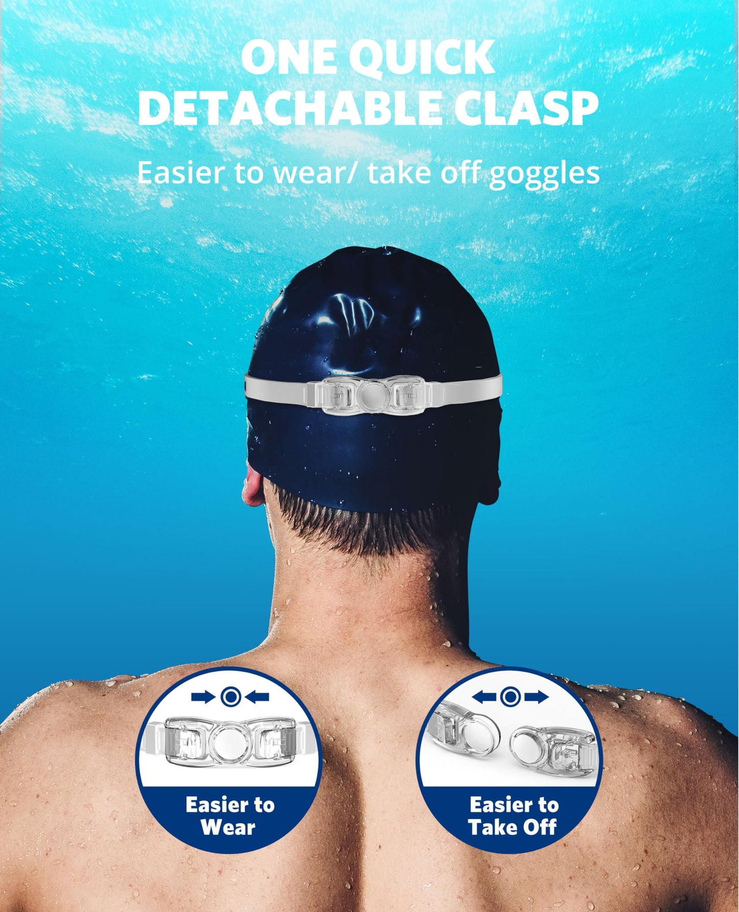 Aegend Swim Goggles, Swimming Goggles No Leaking Full Protect Adult Youth