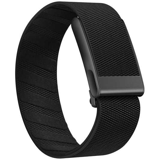 Getino Nylon Sport Band for Whoop 5.0 – Black-Black, Adjustable 140-215mm