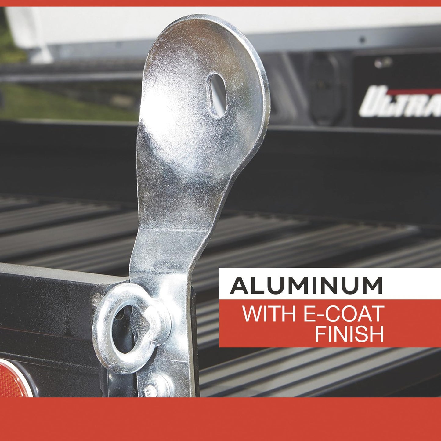 Ultra-Tow Aluminum Hitch Cargo Carrier with Ramp - 500-Lb. Capacity, Black, 60in. x 30in. x 4in.