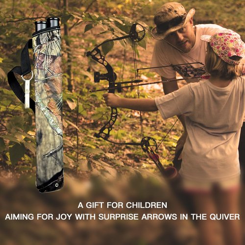 JIALUCONG Camouflage Arrow Tube - Camo Arrow Quiver for Bow Hunting - Quiver Leg - Quiver Quiver with Belt - Arrows for Compound Recurve Bow Quiver for Hunting Target Practicing Youth and Adults