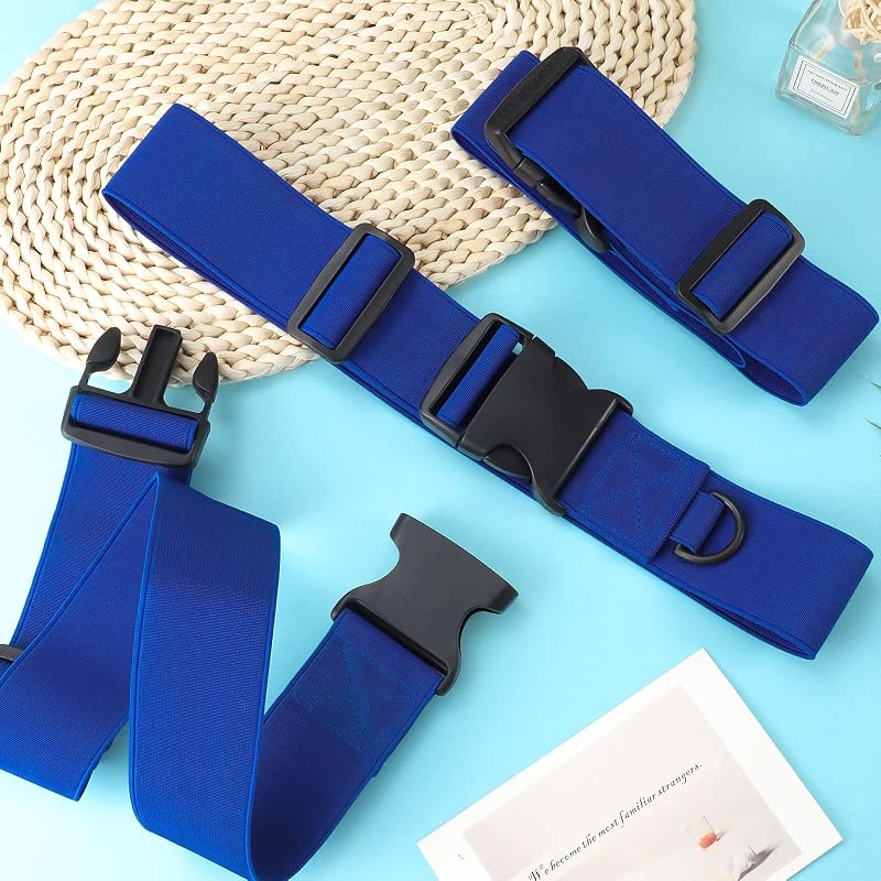 4 Pack Beach Towel Bands with Adjustable Buckles – 2×15.7 in Clips for Cruise Chairs