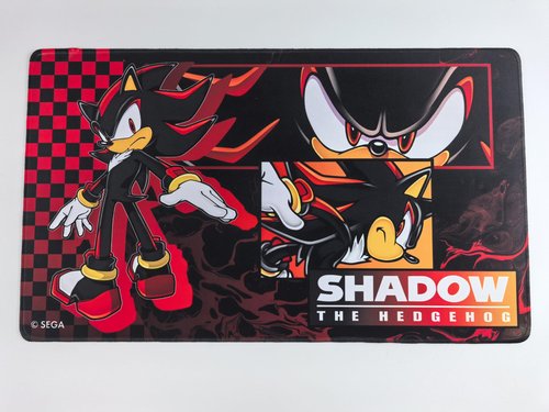 ModernSonic_Shadow Playmat, Multi-Functional playmat Serves as Surface for Gaming Comfort and as a Protective Layer for Your Cards, Game Pieces and Table, Made from neoprenepolyester Fabric