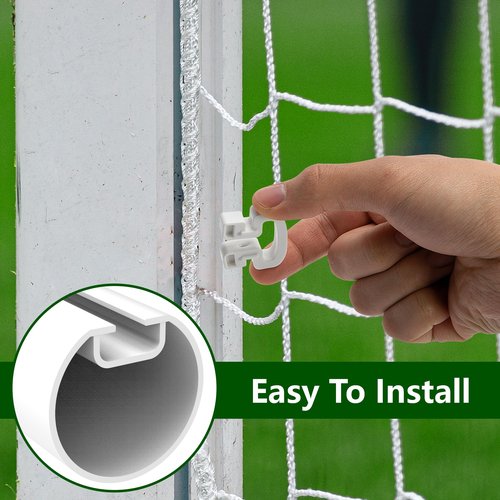 RunNico 50Pcs Soccer Net Clips, Goal Net Clips, Plastic Football Net Clip for Soccer Training and Gaming Attachment