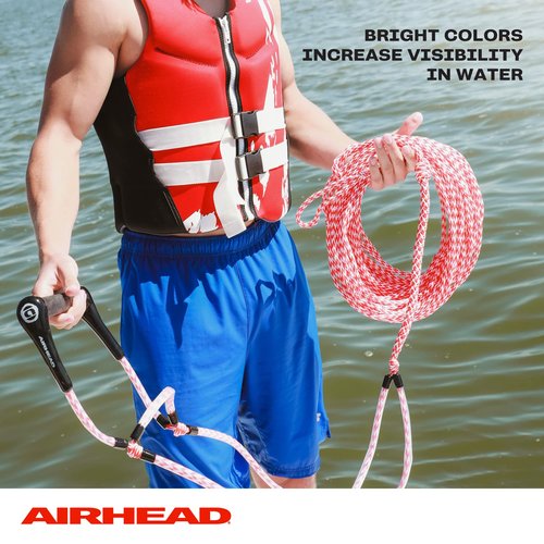 Airhead Ez Up Slalom Training Rope, Water Ski Rope for Learning, 1 Section, 75-Feet