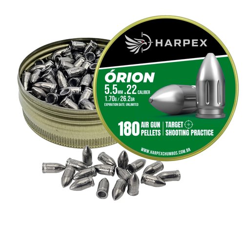 Orion Airgun Pellets .22 Caliber 26.2gr(1.70g) Pointed - 180ct