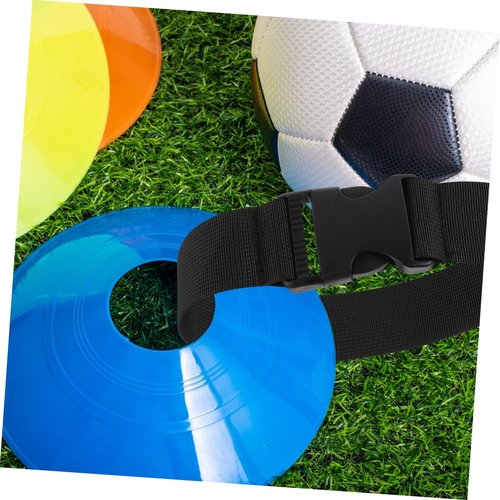 BRIGHTFUFU 4pcs Adjustable Cone Organization Straps Lightweight and Durable Carrier for Football and Soccer Training for Agility Drills and Gym Workouts Cone Storage