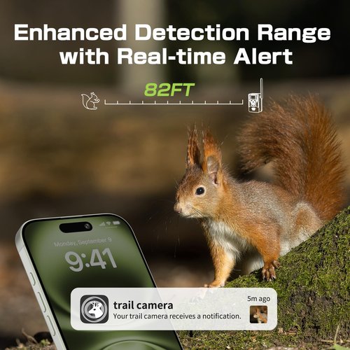 TKENPRO Trail Camera 2 Packs, 2K Live View Cellular Trail Cameras Built-in SIM Card 4G Unlimited Data Plan Game Camera 0.2S Fast Speed Trail Cameras with Night Vision Motion Activated Waterproof IP66