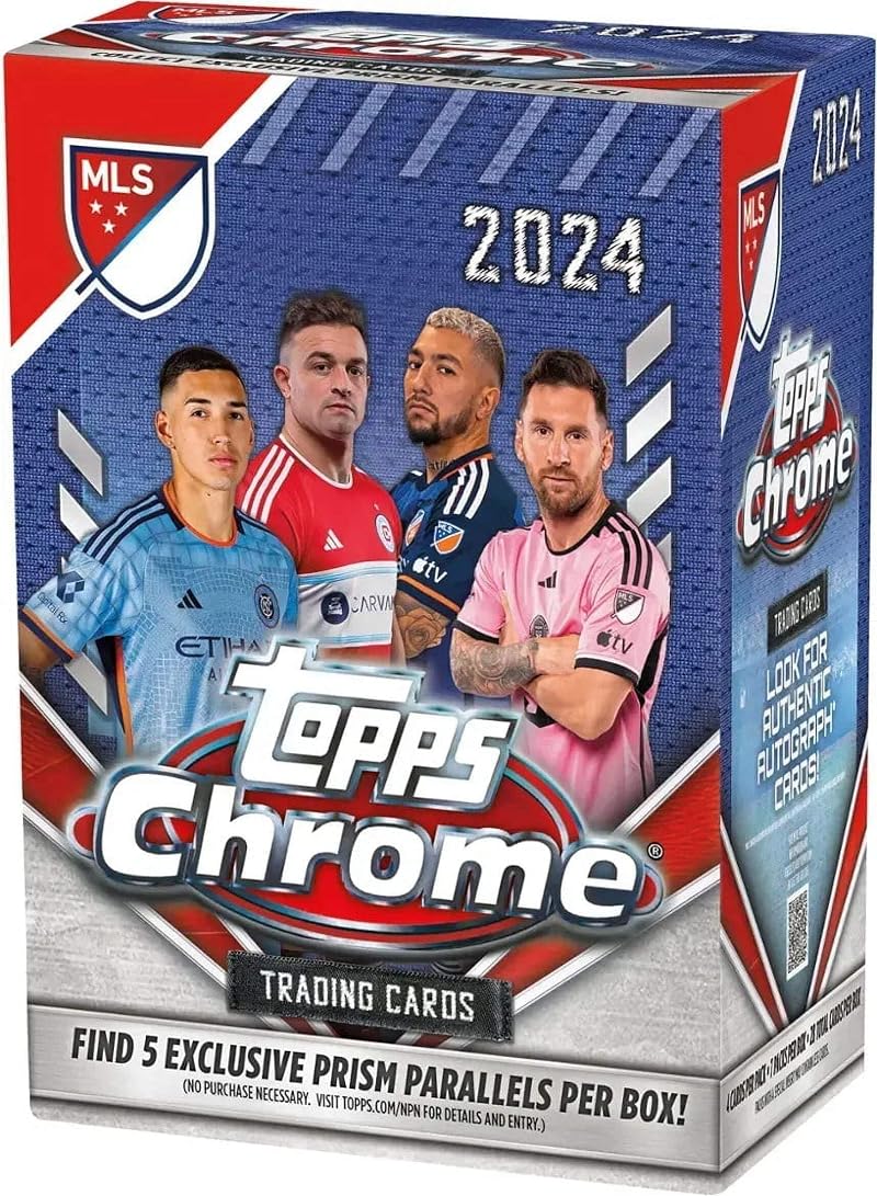 Topps MLS Chrome Value Box – 28 Cards Collectible Trading Cards
