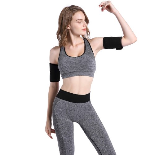 Bakerdani Hot Sweat Neoprene Compression Arm Sauna Sleeves Slimmer Bands Wraps Arm Trimmers for Men & Women (a Pair)