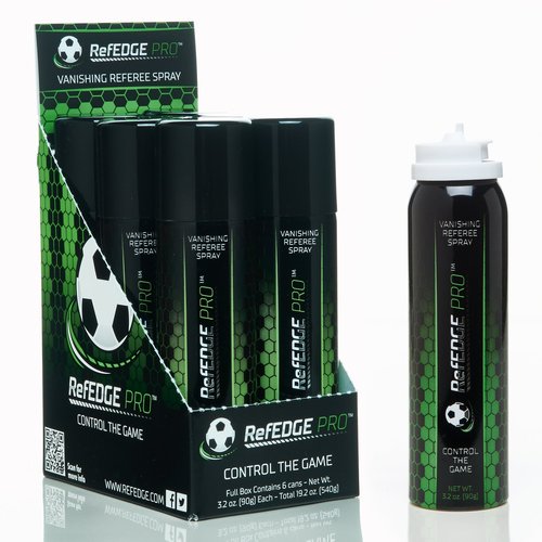 6-Pack - RefEDGE PRO Vanishing Referee Spray 3.2 oz