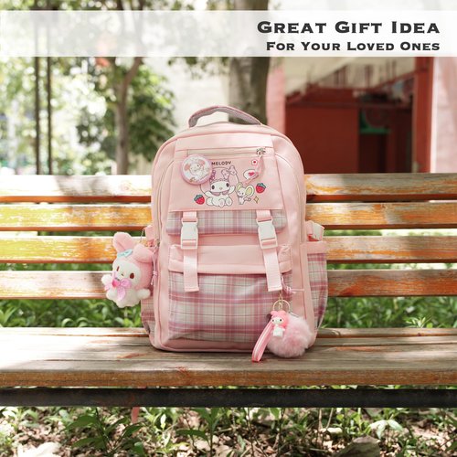 Juju Pink Kawaii Backpack - Cute Kawaii Stuff Mochila Kawaii - Cute Backpacks For Girls - Backpacks For School Girls