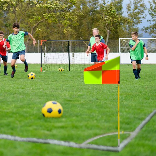 SAWHOX Replacement Soccer Corner Flags, Set of 4