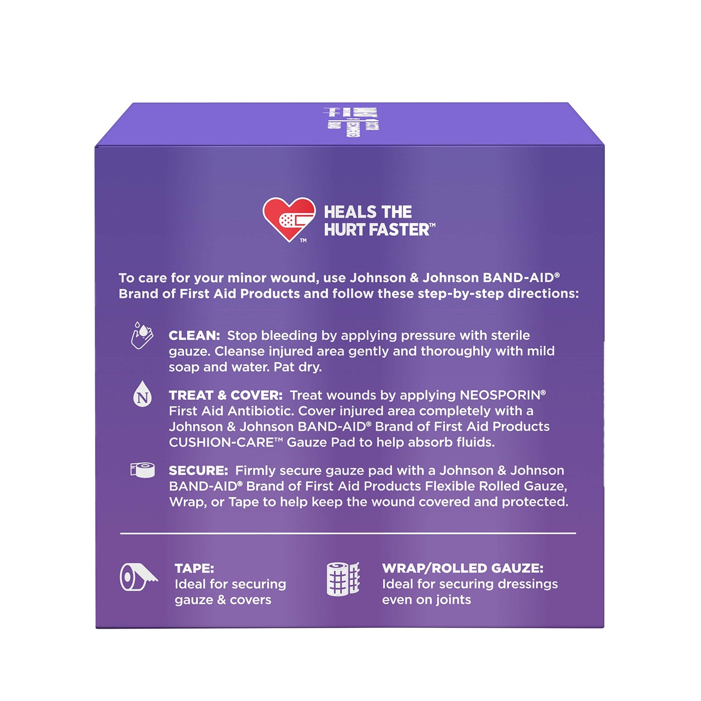 BAND-AID Brand Cushion Care Sterile Gauze Pads for Protection of Minor Cut, Scrapes & Burns, Non-Adhesive & Wound Care Dressing Pads, Medium Size, 3 inches x 3 inches, 25 ct