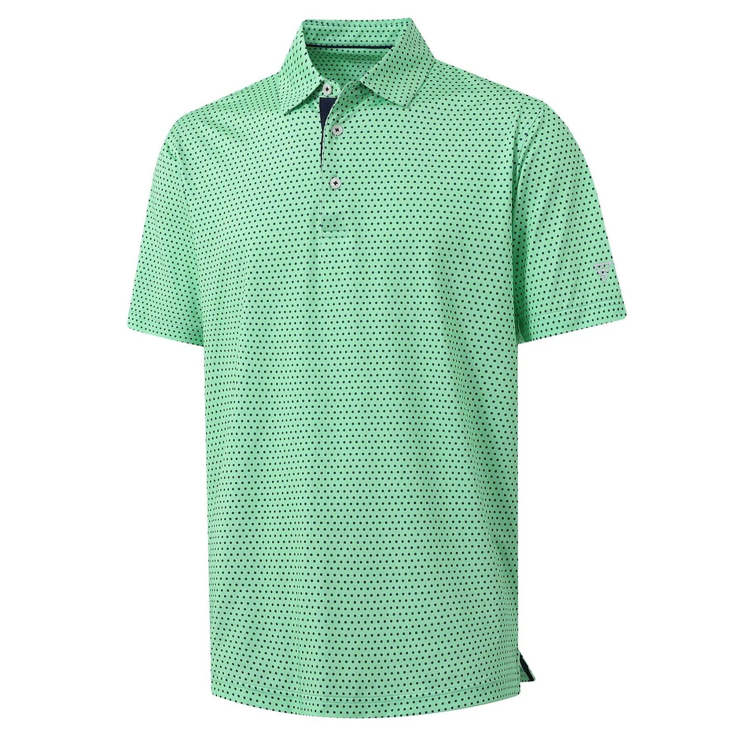 M MAELREG Polo Shirts for Men Quick Dry Fit Short Sleeve Performance Moisture Wicking Print Men’s Golf Shirts