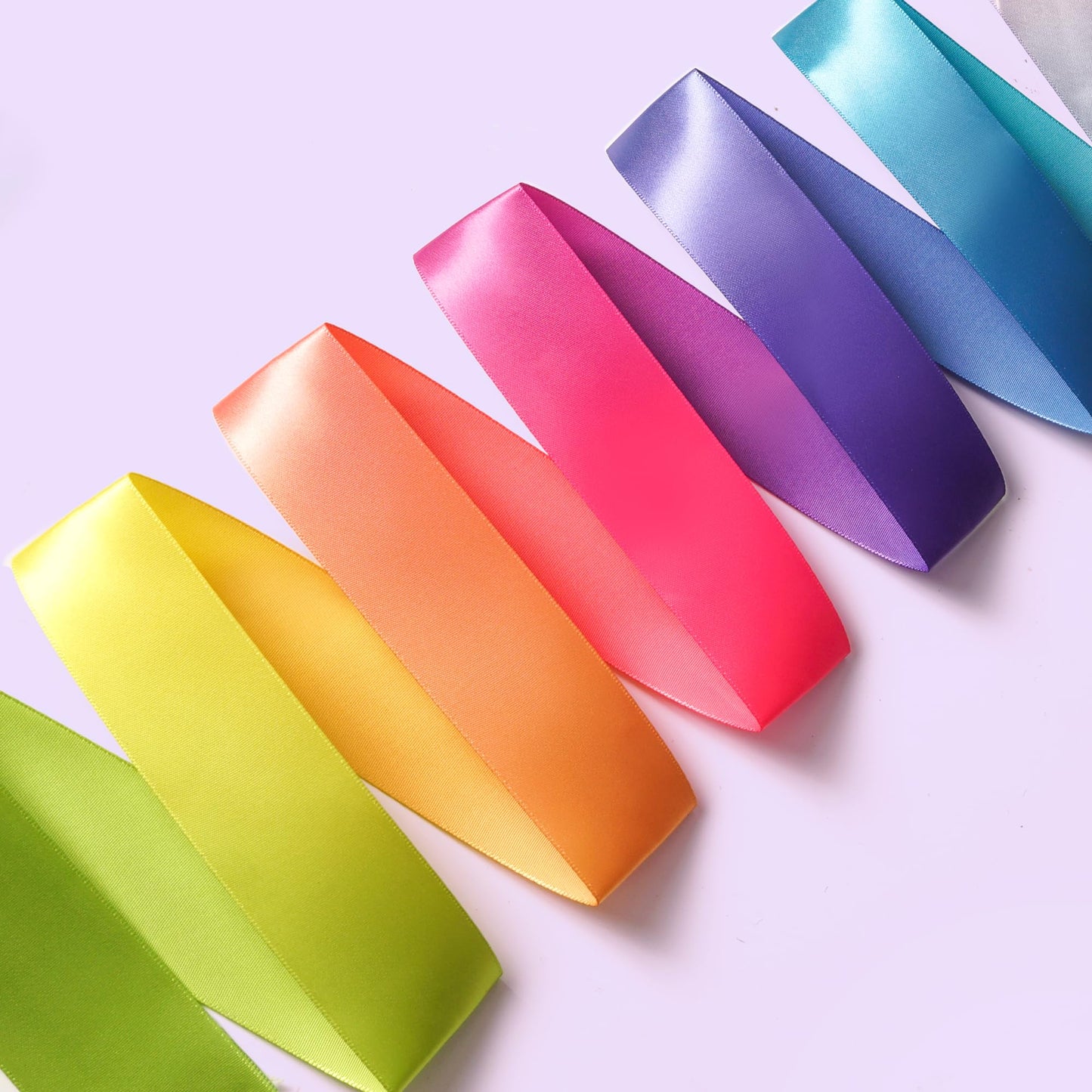 Cikyner Gymnastics Ribbon - 2 Pack Colourful Rhythmic Gymnastics Bands with Premium Beech Sticks | Rainbow Dance Ribbons for Kids, Girls Birthday Party & Easter Gifts | Perfect for Home, School Play