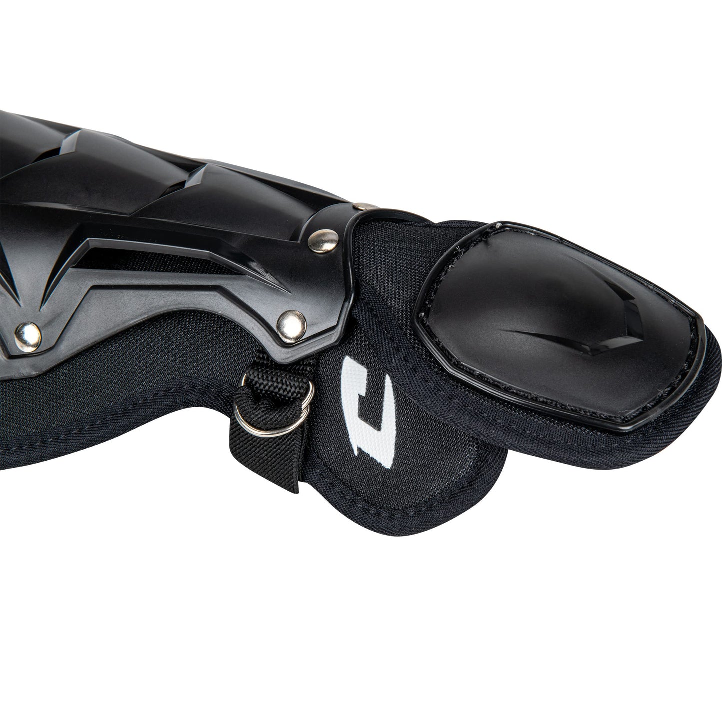 Champro Optimus MVP Single Knee Baseball Catcher’s Leg Guards, 14.5" Shin Length, CG105B, Black