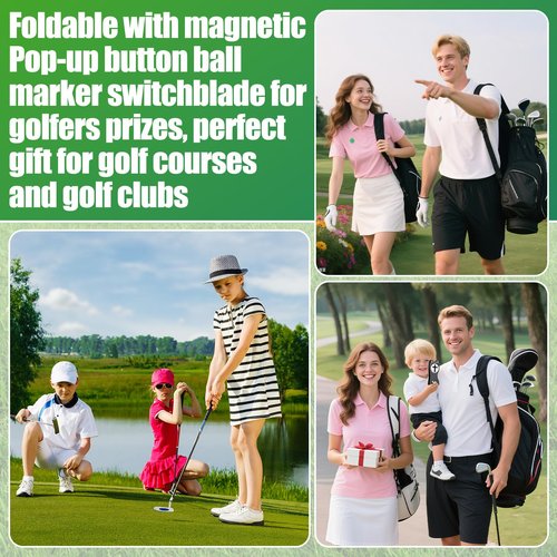 Golf Divot Repair Tool with Magnetic Ball Marker - Stainless Steel Foldable Divot Tool & Golf Divot Tool Featuring Cross Design for Faith-Based Golfers | Perfect for Greens Repair & Swing Training