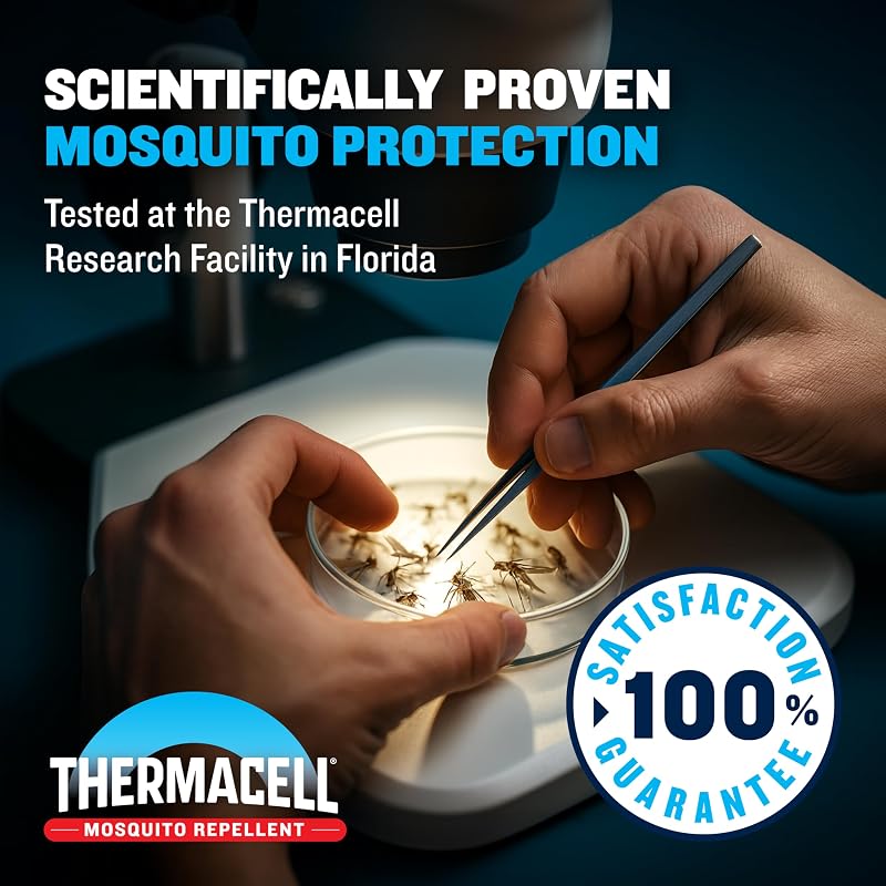 Thermacell 72-Hour Fuel-ZoneGuard Mosquito Refills—Includes 18 Mats + 6 Fuel Cartridges (Variation: 72 Hour)