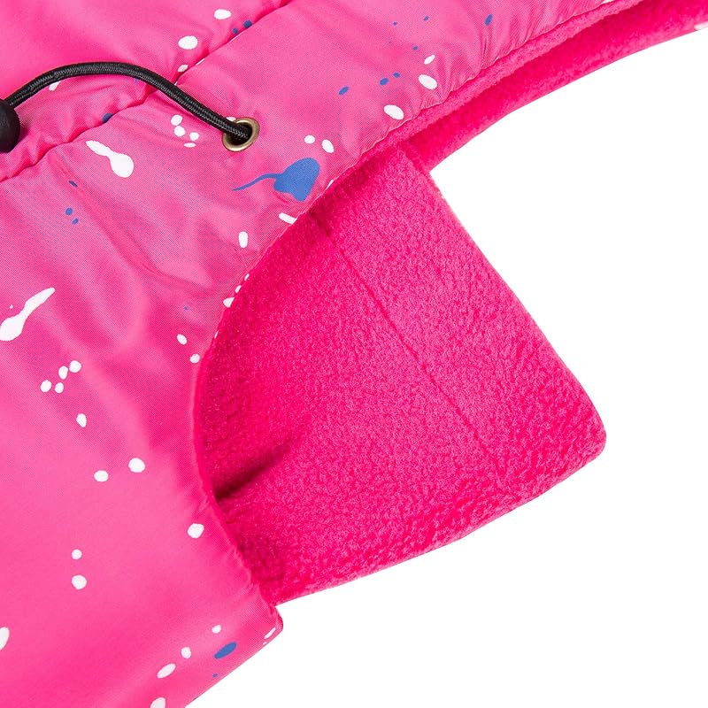 Winter Windproof Baby & Kids Balaclava Ski Mask with Thick Fleece Face Cover - Point Rose Variation
