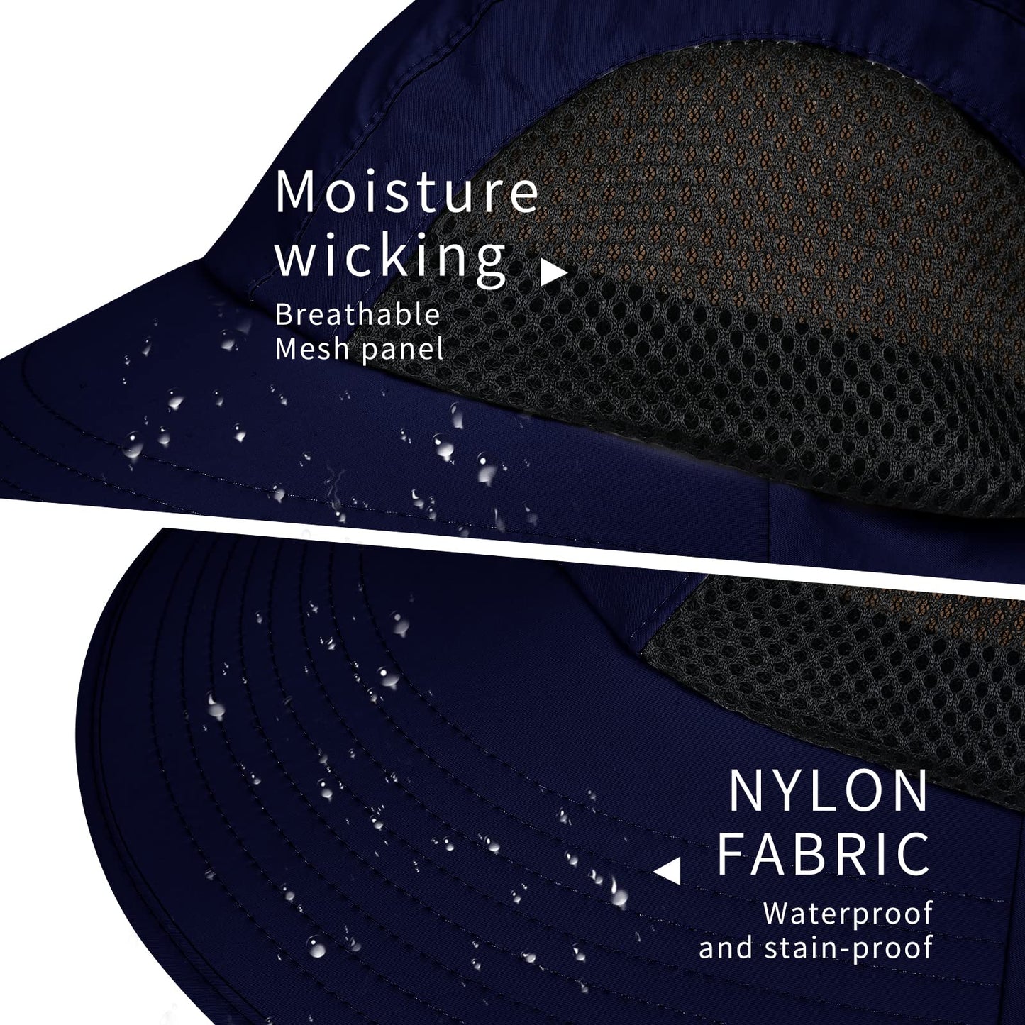 Sun Hat for Men Women with Neck Flap,UPF 50+ UV Protective Hiking Fishing Hats,Wide Brim Sun Hat for Women&Men …