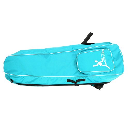 LEONARK Fencing Storage Bag for Epee Saber and Foil Equipment - Portable Backpack for Fencing Sword Suit and Mask (Lake Blue)